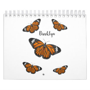 Dierlijke cartoon illustratie kalender