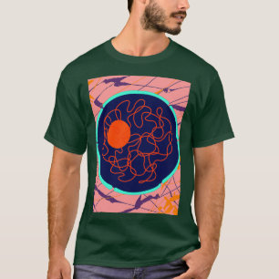 dierlijke celkern t-shirt