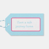 Dierlijke Circus Train Gift Label Cadeaulabel (Achterkant Horizontaal)