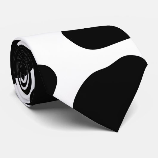 Dierlijke druk stropdas (Opgerold)