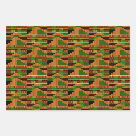 Dierlijke geente doek 3 Pack papierbladen Inpakpapier Vel (Voorkant 3)