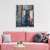 Dierlijke gids canvas afdruk (Insitu (Woonkamer))