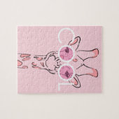 Dierlijke Giraffe Legpuzzel (Horizontaal)