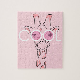 Dierlijke Giraffe Legpuzzel