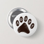 Dierlijke Goedkeuring Ronde Button 5,7 Cm (Voorkant /achterkant)