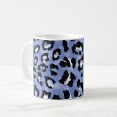 Dierlijke huid Allure: Waterverf Leopard Koffiemok (Voorkant links)