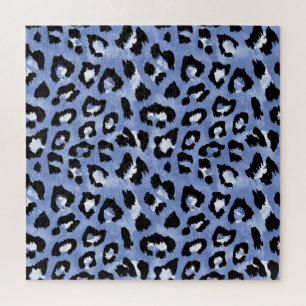 Dierlijke huid Allure: Waterverf Leopard Legpuzzel