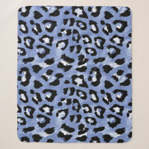 Dierlijke huid Allure: Waterverf Leopard Sherpa Deken