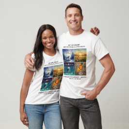 Dierlijke Illustraties & Natuurcitaten ter Motivat T-shirt