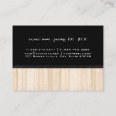 Dierlijke industrie visitekaartje (Achterkant)