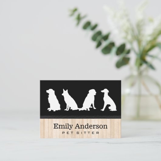 Dierlijke industrie visitekaartje (Staand voorkant)