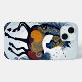 Dierlijke kunst Case-Mate iPhone case (Achterkant (horizontaal))