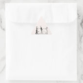 Dierlijke Magnetisme - Driehoek Sticker (Tas)