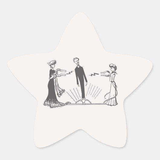 Dierlijke Magnetisme - Ster Sticker (Voorkant)