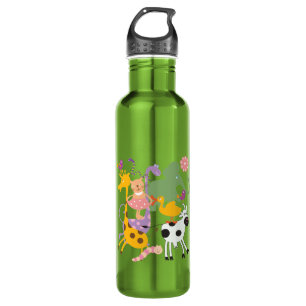 Dierlijke Menagerie Waterfles