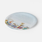 Dierlijke opleiding papieren bordje (Gekanteld)