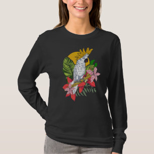 Dierlijke papegaaivogel Vogelboer Tropisch Cockat T-shirt