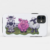 Dierlijke parade Koe, Varkens, SchapeniPhone5 Case-Mate iPhone Case (Achterkant (horizontaal))
