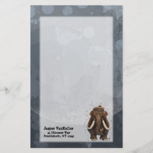 Dierlijke parade Mastodon Briefpapier