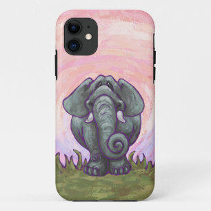 Dierlijke parade-olifant, daar ID/creditcard iPhone 11 Hoesje