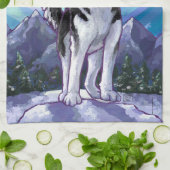 Dierlijke parade theedoek (Gevouwen)