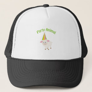 Dierlijke partijlamp trucker pet