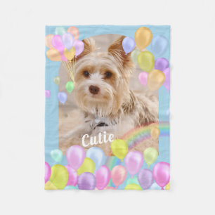 Dierlijke PET ballon Fleece Deken