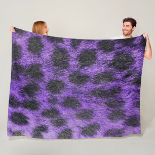 Dierlijke print fleece deken