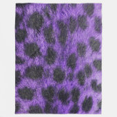 Dierlijke print fleece deken (Voorkant)