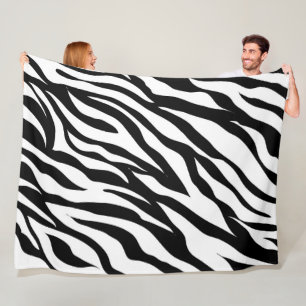 Dierlijke print fleece deken