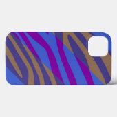 Dierlijke printhut Zebra Retro kleurig patroon 11 Case-Mate iPhone Case (Achterkant (horizontaal))