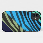 Dierlijke printhut Zebra Retro kleurig patroon 6 Case-Mate iPhone Case (Achterkant (horizontaal))