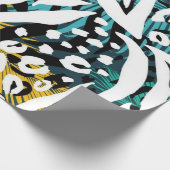 Dierlijke printpatronen cadeaupapier (Hoek)
