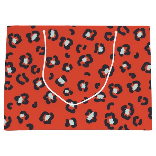 Dierlijke printpatronen groot cadeauzakje (Voorkant)