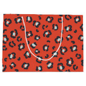 Dierlijke printpatronen groot cadeauzakje (Achterkant)