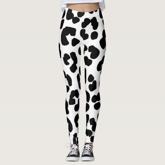 Dierlijke printpatronen leggings (Voorkant)