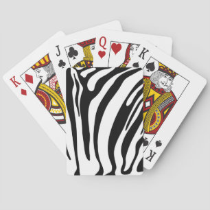 Dierlijke printpatronen pokerkaarten