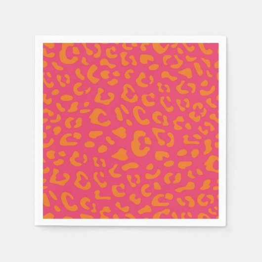 Dierlijke printpatronen servet (Voorkant)