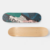 Dierlijke printpatronen skateboard (Horizontaal)