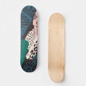 Dierlijke printpatronen skateboard (Voorkant)