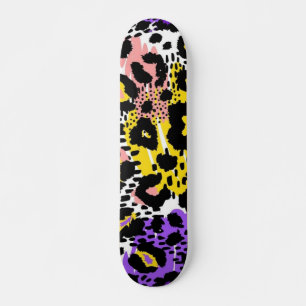 Dierlijke printpatronen skateboard