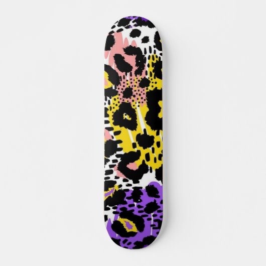 Dierlijke printpatronen skateboard (Voorkant)