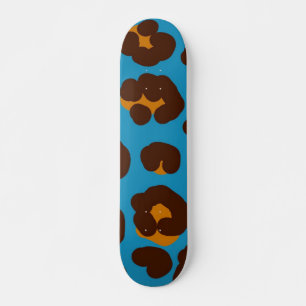 Dierlijke printpatronen skateboard