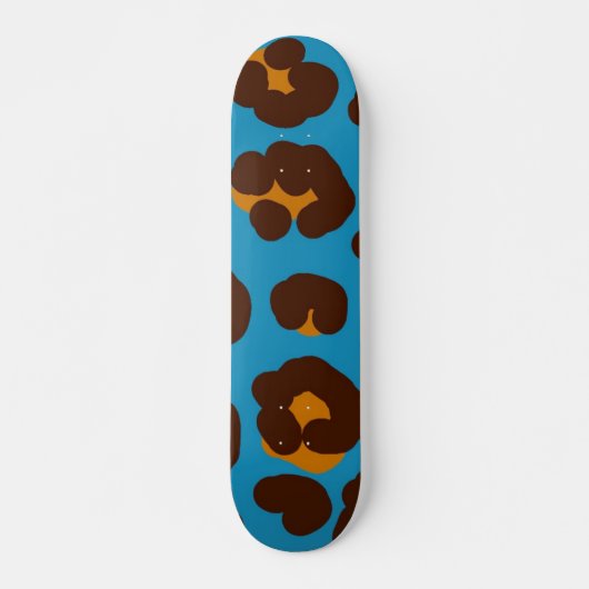Dierlijke printpatronen skateboard (Voorkant)