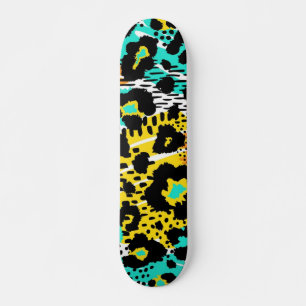Dierlijke printpatronen skateboard