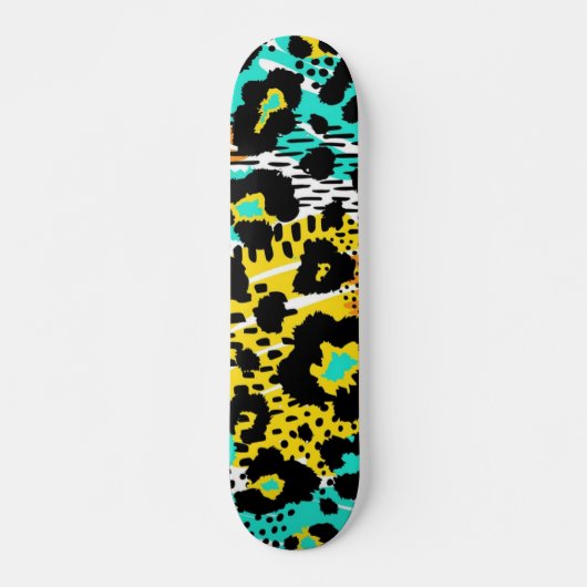 Dierlijke printpatronen skateboard (Voorkant)
