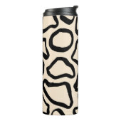 Dierlijke printpatronen thermosbeker (Gedraaid links)