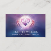 Dierlijke Reiki - Energie Healing Visitekaartje (Voorkant)