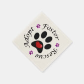 Dierlijke Rescue Papieren servetten (Hoek)