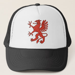 Dierlijke rode creatie Dragon wings wetten Tongue Trucker Pet